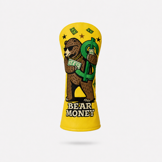 Bear Money Driver Headcover