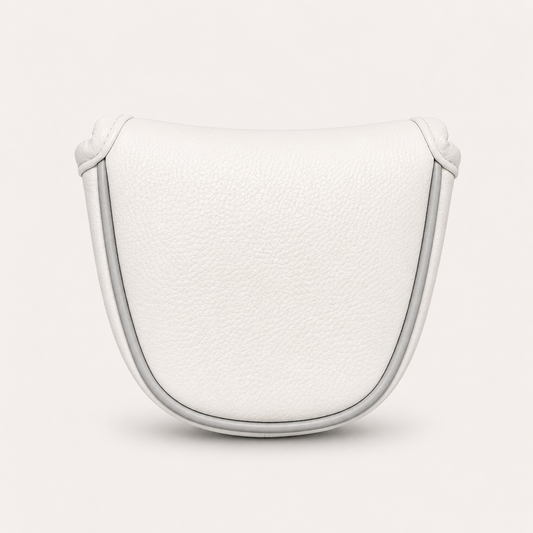 Classic White Mallet Putter Headcover