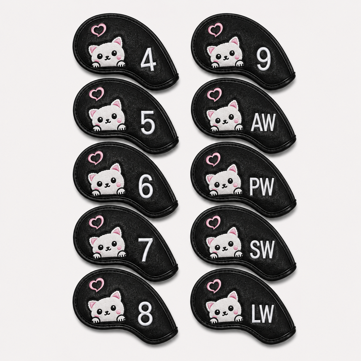 Kitty Iron Covers (Black)