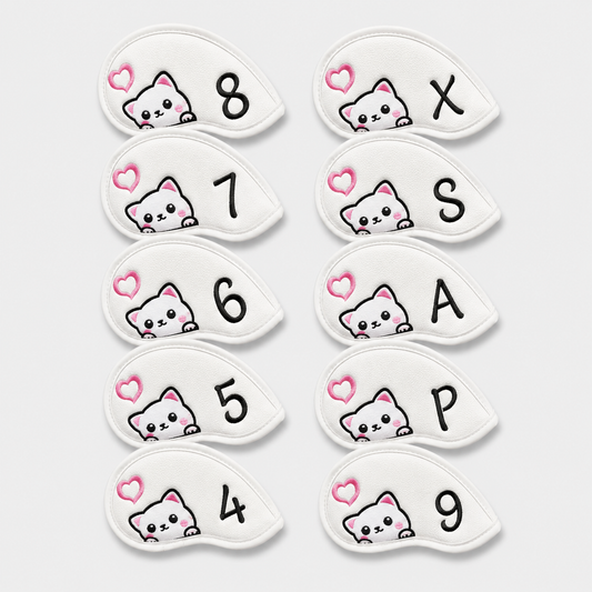 Kitty Iron Covers (White)