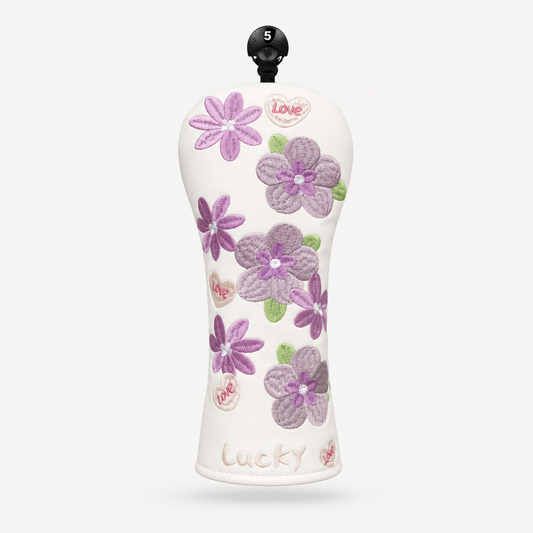 Lucky Lavender Floral Fairway Headcover