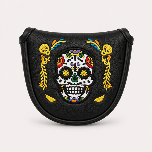 Sugar Skull Mallet Putter Headcover