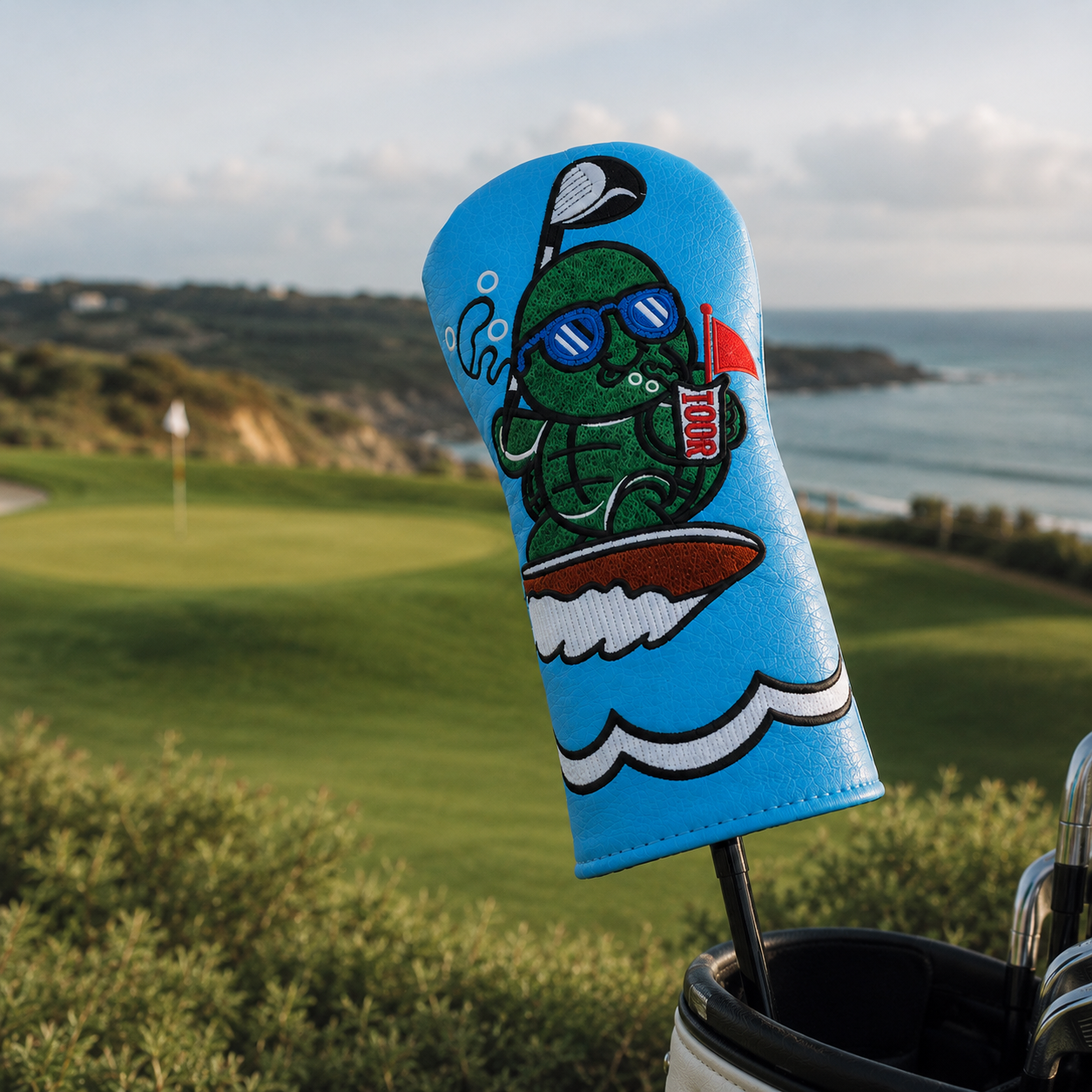Surf Turtle Driver Headcover On Course